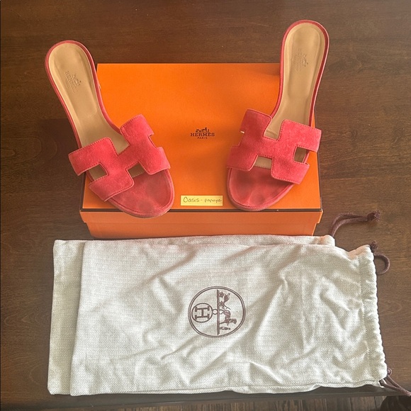 Hermes Oasis suede sandals - Picture 1 of 8